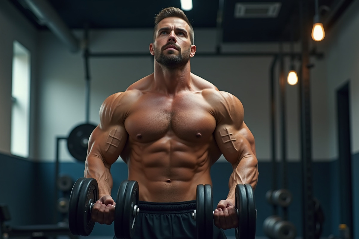 haltères shrugs
